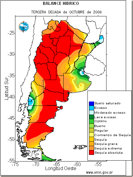 sequia en Argentina